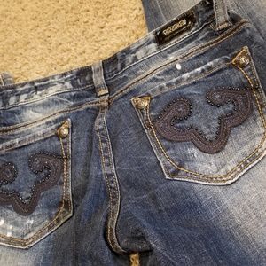 Express Rerock Skinny Jeans sz 2